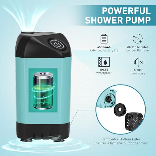 Portable Hot Shower for Camping Shower Tent Kit