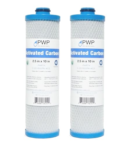 RV Water Filter Activated Carbon Block Push