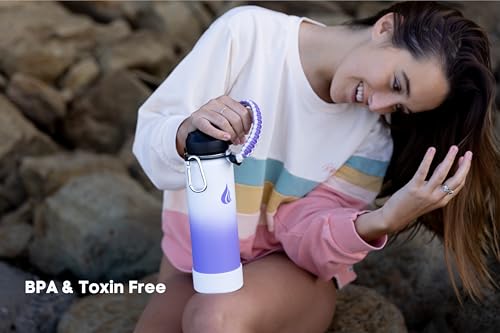 Stainless Steel Insulated Water Bottle with Straw