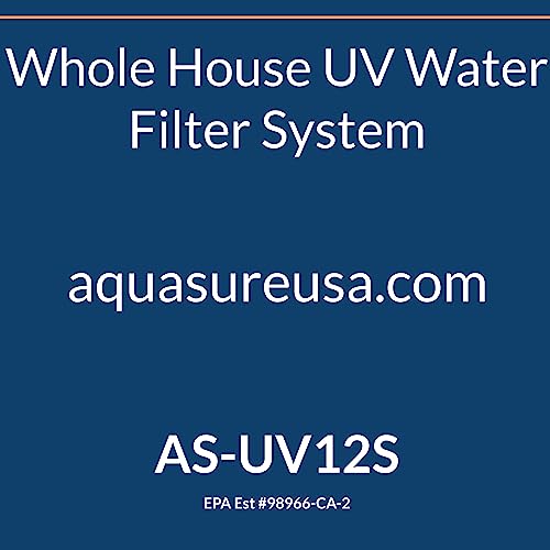 3-in-1 Water Purification System - Chlorine Reduction, UV Light, Pre-Filter, 64kG, 9000hrs