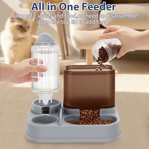 Automatic Small Pet Feeder and Water Dispenser