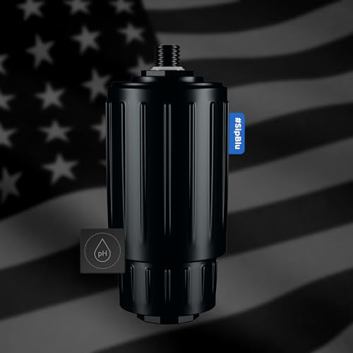 All-in-ONE | Water Filter Flask | Vacuum Insulated Stainless Steel Bottle | Portable Water Filter Purifier (26oz) | Made in USA | Removes 99.99% Contaminants (pH Filter)