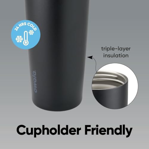 FreeSip Sway Stainless Steel Water Bottle 30 oz Peachy Keen