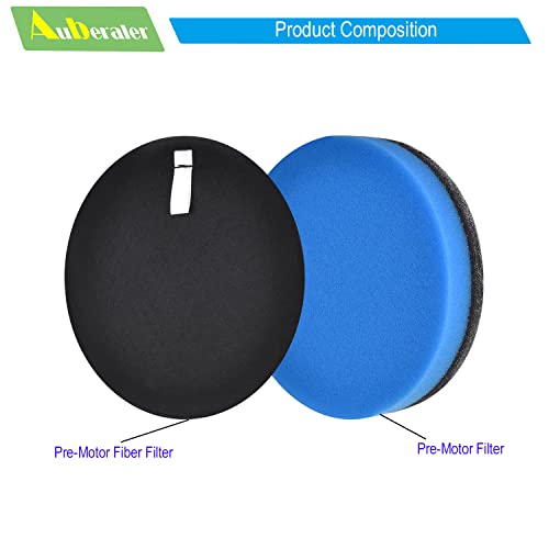 4 Sets Auberaler Filters Compatible With Bissell PowerForce 3334 PowerClean 2256K 2259 PowerEase 2253 22528 Cleanview Vacuum Cleaner 2254 2252 2258 2259 2260 2486 2488 (4 Count)