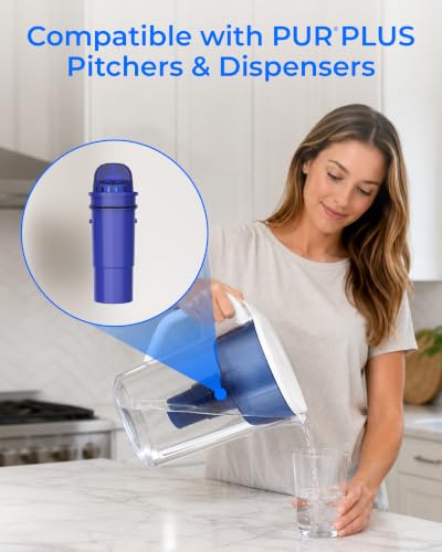 Pitcher Water Filter Replacement for Pur® Filter PPF951K (4 Count)