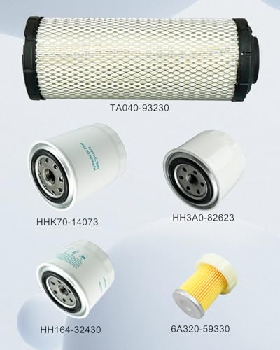Filter Kit Fit for Kubota L2501 L2800 L3200 L3400 L3700SU L3800 HST Tractor