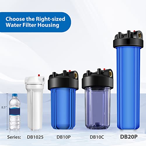 DB20P 20" *4.5" Whole House Sediment Water Filter Housing