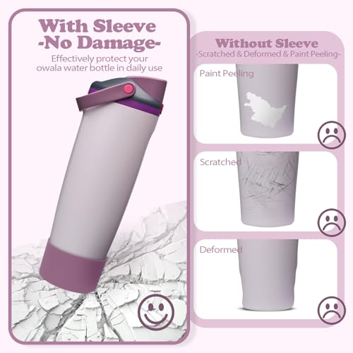 Silicone Boot for Owala 30oz & 40oz FreeSip Sway Bottles & Tumblers