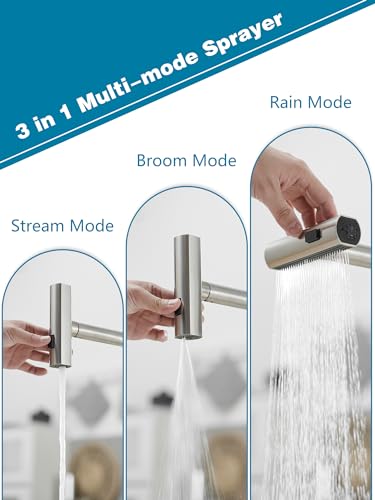 Kitchen Faucets with Pull Down Sprayer