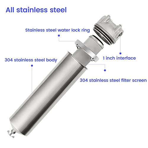 NSF ANSI 42 Stainless Steel Whole House Water Filter Housing
