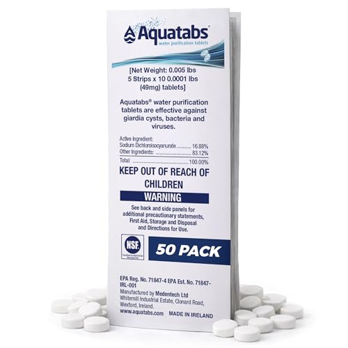 49mg Water Purification Tablets (50 Count)