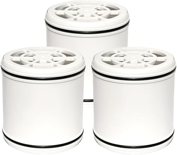 3-Pack Replacement Shower Filter Cartridge Compatible with Lucinn Pro Filtered Shower Head,Water Softener Filter for Hard Water Reduce Chlorine and Harmful Substances