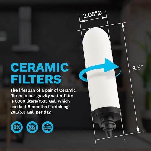Ultra Gravity Water Filter Replacement Pack (2 Count)
