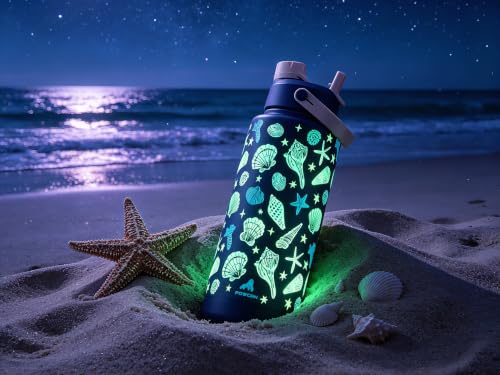 40 oz Insulated Water Bottle with 2