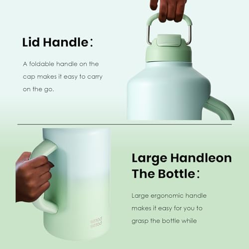 Insulated Water Bottle 64 oz Dual