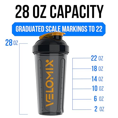 2 Pack 28oz Protein Shaker Bottle for Protein Mixes (2 Count)