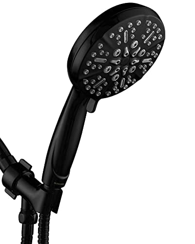 Matt Black Shower Head with Handheld Spray High Pressure