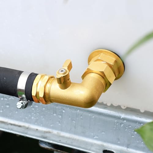 Garden Hose Angle Valve 90 Degree Brass Extender Solid 3