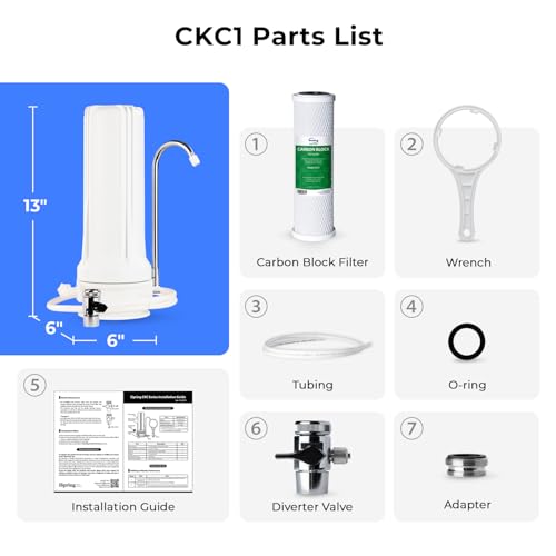 CKC1 Chlorine Removal Countertop Water Filter System