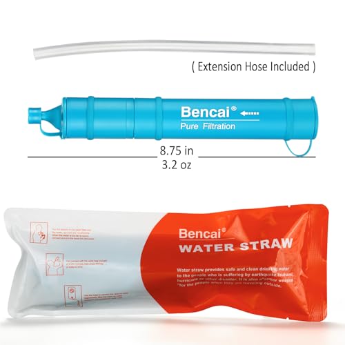4 Stage 0.1 Micron Ultrafiltration Water Filter Straw (2 Count)