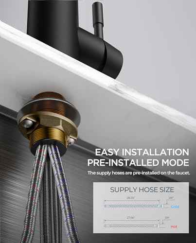 Black Kitchen Sink Faucet