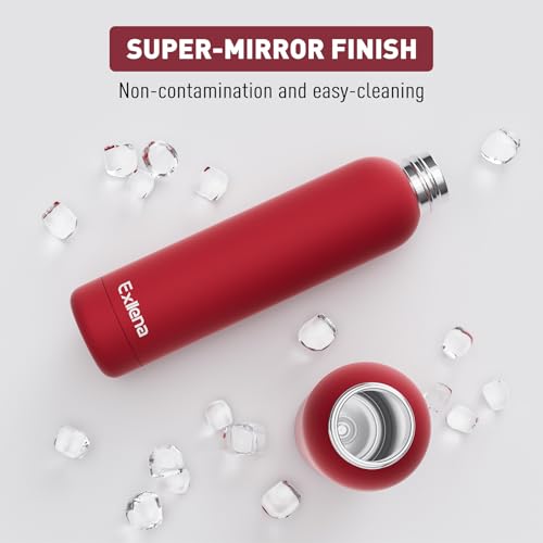 Slim Insulated Water Bottles for Travel 25oz with Clip