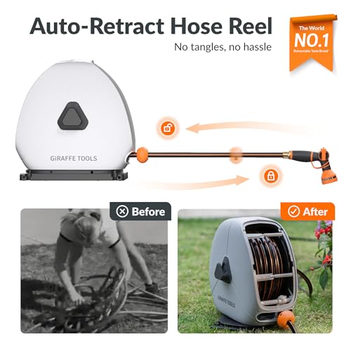 Ground Mounted Retractable Heavy Duty Hose Reel