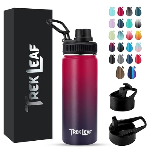 Travel Water Bottle with 3 Lids