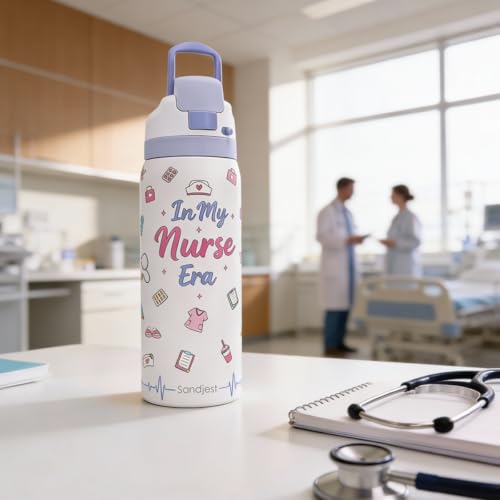 Nurse Stainless Steel Water Bottle