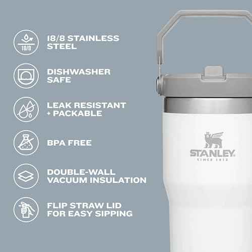 IceFlow Flip Straw Tumbler with Handle 20 oz