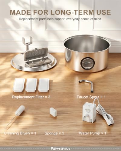 Cat Water Fountain Stainless Steel