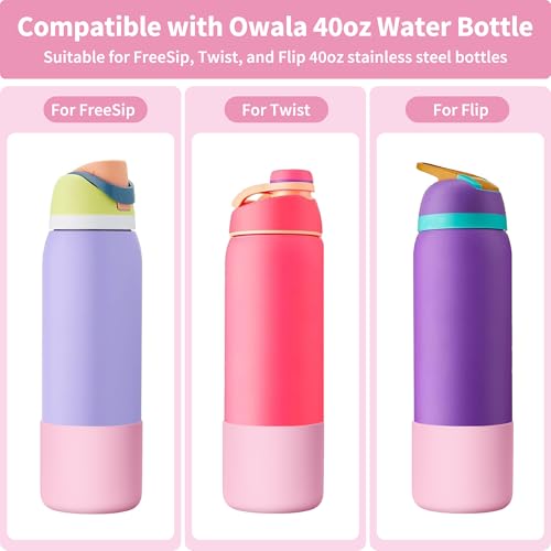 Silicone Water Bottle Boot for Owala 40 oz