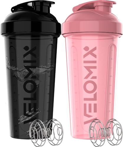 2 Pack 28oz Protein Shaker Bottle for Protein Mixes (2 Count)