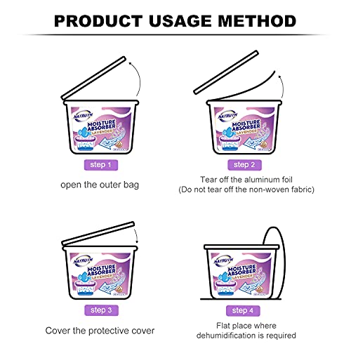 Moisture Absorbers with Lavender Scent (72.99 Ounce)