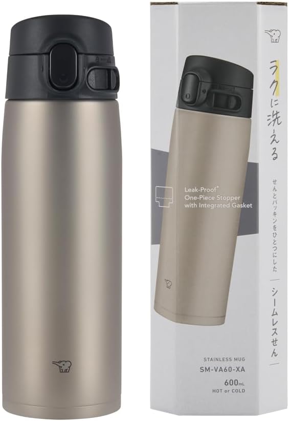 Zojirushi SM-VA60XA Vacuum Bottle 20 Ounce Stainless