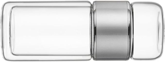 Niiyen Tea Infuser Bottle Glass Tea Tumbler with Infuser 420ml Double Layer Stainless Steel Leakage Proof Water Bottle for Loose Leaf Tea for Office Travel Home(Stainless steel)