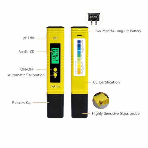pH Meter for Water Tester Pen Monitor Water ph Meter Quality 0.01 High Accuracy Pocket Size with 0