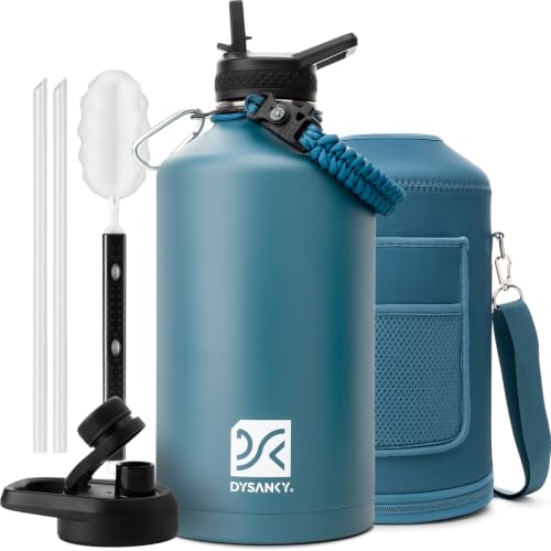 Gallon Insulated Water Bottle with Portable Carrier Bag for Outdoor