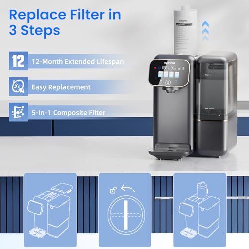 C100 Reverse Osmosis Water Filter Countertop with Cooling