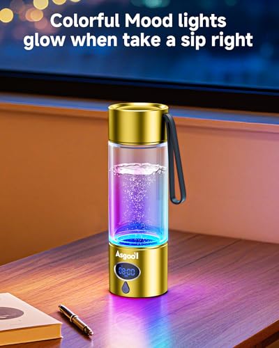 360ml Portable Hydrogen Water Bottle Generator with PEM