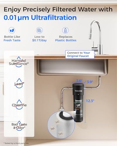 10UA UF 0.01 μm Ultra Filtration Under Sink Water Filter System