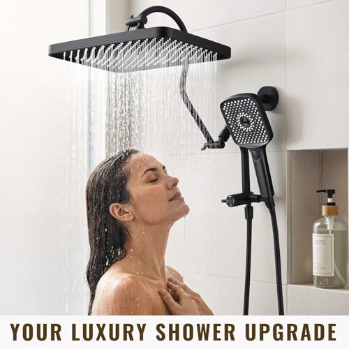 13 Inch Rainfall Shower Head with Handheld Combo