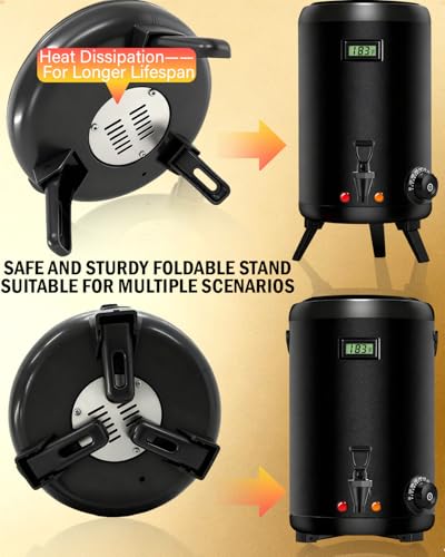Electric Insulated Beverage Dispenser With Heating