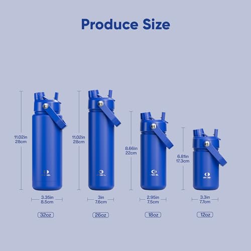 Kids Insulated Water Bottle with Straw