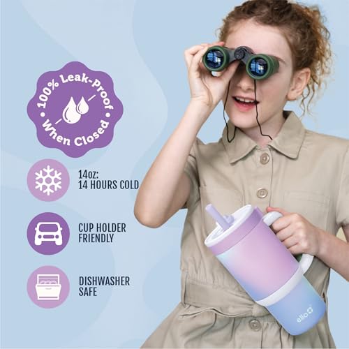 Oasis 14oz Insulated Stainless Steel Kids Tumbler with Straw