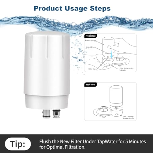 3Pack Faucet Filter Cartridges Compatible with Brita® Faucet Filter (3 Count)