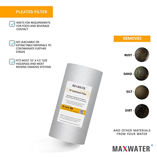 10" x 4.5" Whole House Sediment Filter Cartridge Replacement