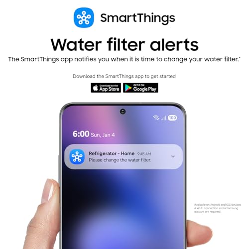 HAF-QIN-2P/EXP Genuine Refrigerator Water Filter, Reduces 99% of Harmful Contaminants for Clean, Clear Drinking Water, 6-Month Life, Easy Install, Pack of 2 (2 Count)