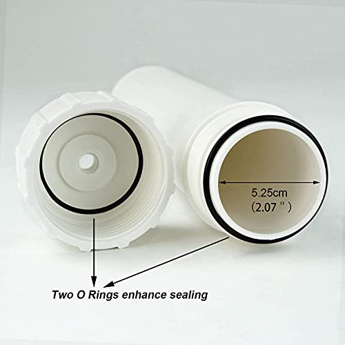 RO Membrane Housing for Residential Reverse Osmosis Membrane Water Filter Cartrige Replacement for Home Drinking Water Filtration System Household
