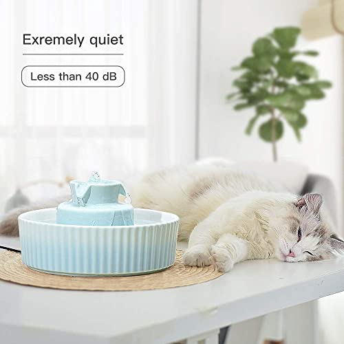 2.1L Ceramic Cat Water Fountain